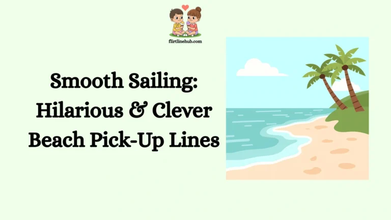 Smooth Sailing: Hilarious & Clever Beach Pick-Up Lines