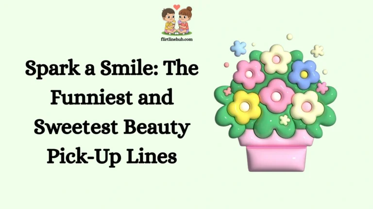 Spark a Smile: The Funniest and Sweetest Beauty Pick-Up Lines